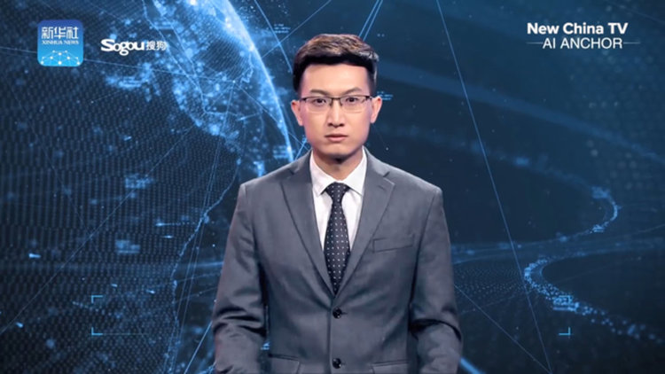 Дебют: Изкуствен интелект води новините (видео)