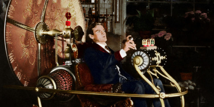 Кадър от "Машината на времето", 1960