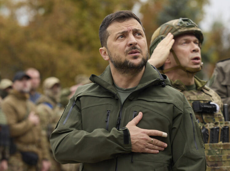 Колата със Зеленски катастрофира на връщане от Изюм