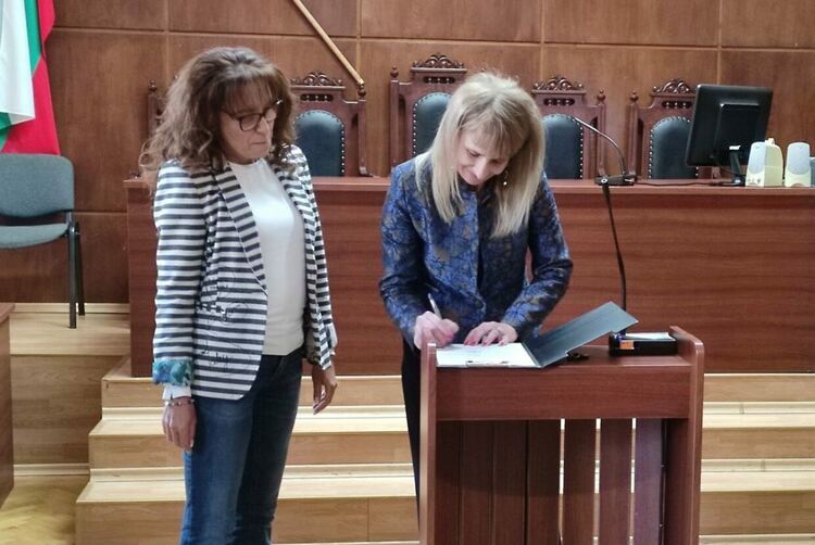 Даниела Николова встъпи в длъжност в Окръжен съд – Хасково
