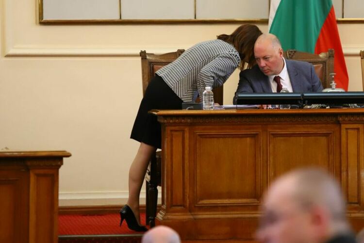 Росен Желязков и Десислава Атанасова. Сн.: БГНЕС/НАДЕЖДА ПЕЕВА