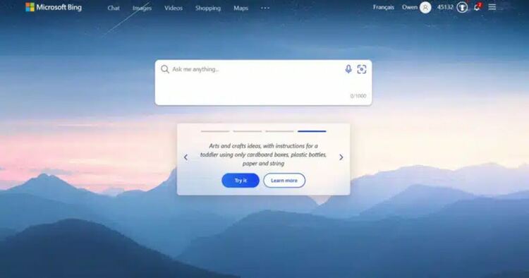 Интерфесът на СhаtGРТ вече е засечен в търсачката Bing