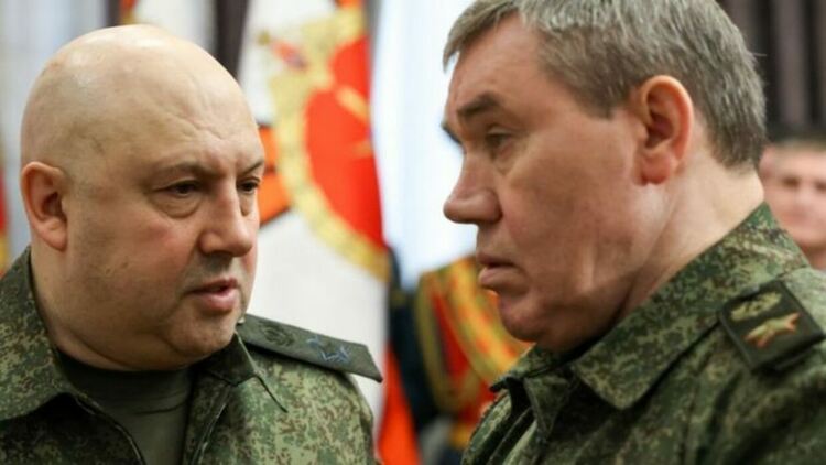 Валерий Герасимов и Сергей Суровикин