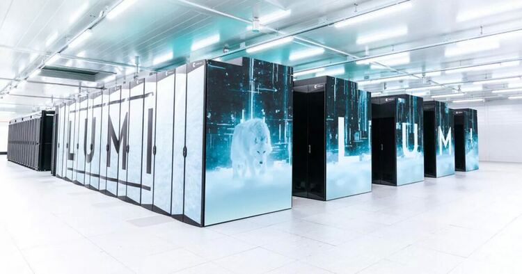 LUMI е една от най-големите инвестиции на ЕС в наука и технологии. Сн.: EuroHPC / CSC)