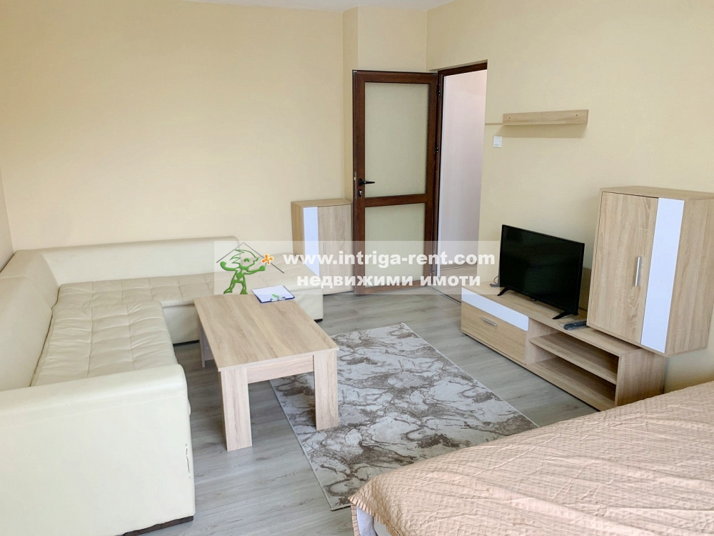 3608. Едностаен, обзаведен апартамент под наем в кв. Орфей-Веспрем, Хасково.